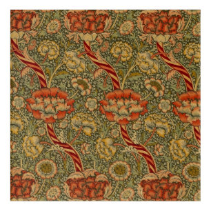 William Morris Wandle English Floral Damask Design Acrylic Print