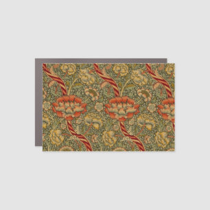 William Morris Wandle English Floral Damask Design Car Magnet