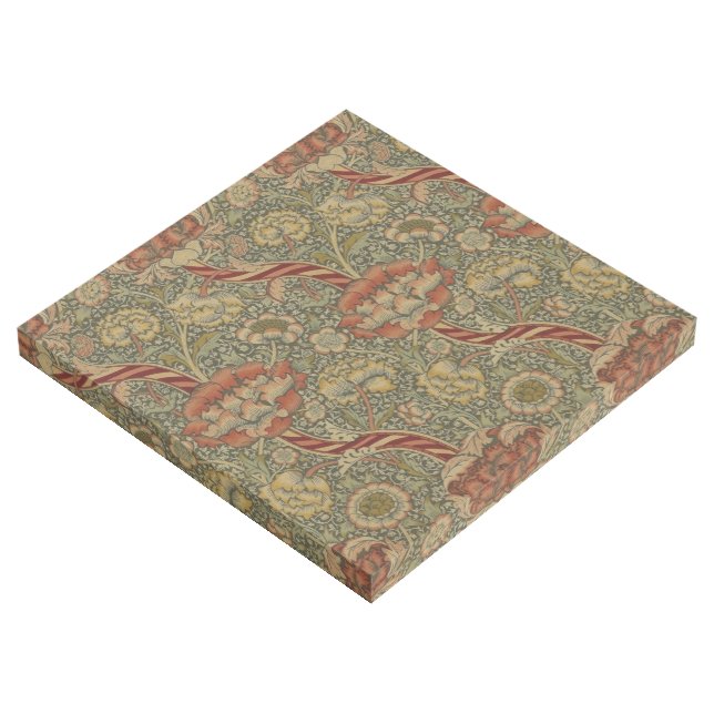 William Morris Wandle English Floral Damask Design Gallery Wrap (3/4)