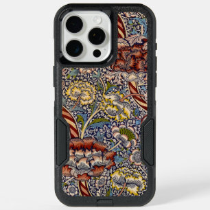 William Morris Wandle English Floral Damask Design iPhone 15 Pro Max Case