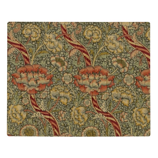 William Morris Wandle English Floral Damask Design Jigsaw Puzzle (Puzzle Horizontal)