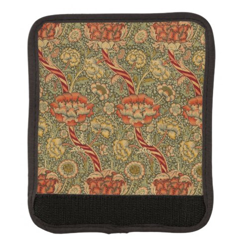 William Morris Wandle English Floral Damask Design Luggage Handle Wrap