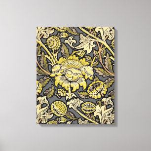 William Morris Wey Floral Arts Crafts Wallpaper Canvas Print