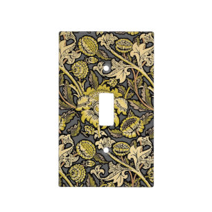 William Morris Wey Floral Arts Crafts Wallpaper Light Switch Cover
