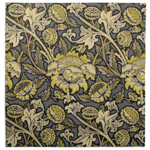 William Morris Wey Floral Arts Crafts Wallpaper Napkin