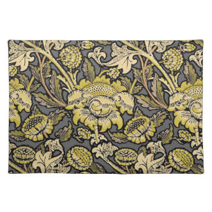 William Morris Wey Floral Arts Crafts Wallpaper Placemat