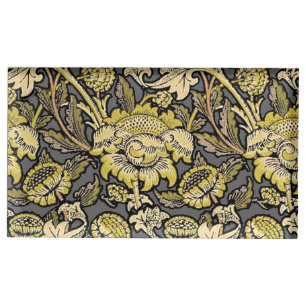 William Morris Wey Floral Arts Crafts Wallpaper Table Card Holder