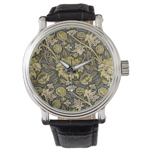 William Morris Wey Floral Arts Crafts Wallpaper Watch