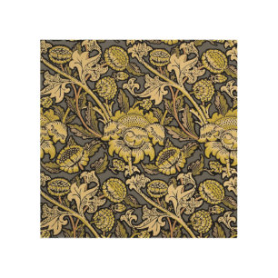 William Morris Wey Floral Arts Crafts Wallpaper Wood Wall Decor