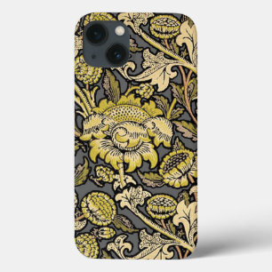 William Morris Wey Floral Wallpaper iPhone 13 Case