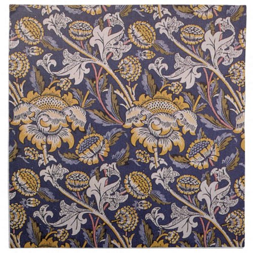 William Morris Wey Floral Wallpaper Cloth Napkin