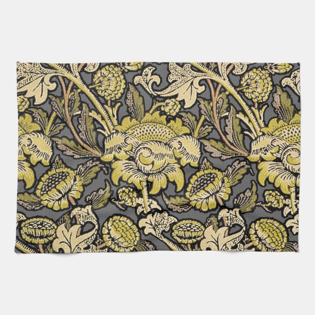 William Morris Wey Floral Wallpaper Kitchen Towel (Horizontal)