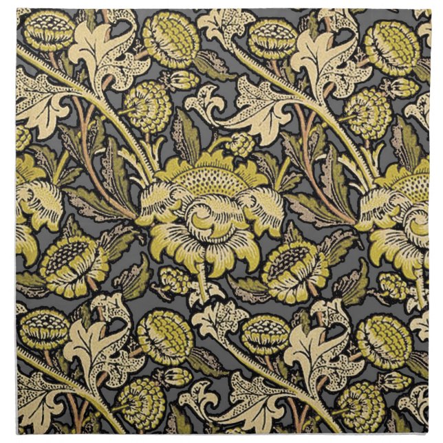 William Morris Wey Floral Wallpaper Napkin (Front)
