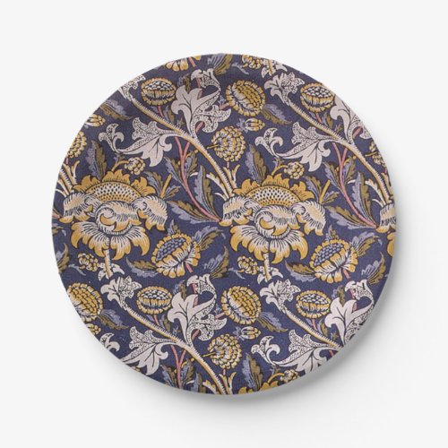 William Morris Wey Floral Wallpaper Paper Plates