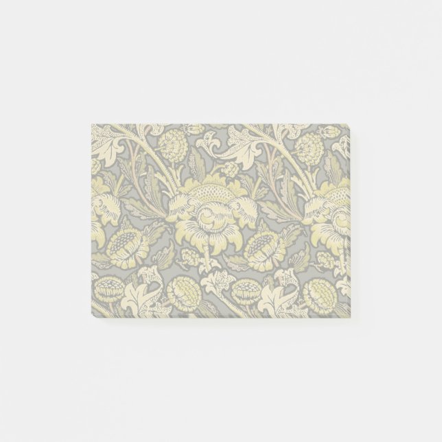 William Morris Wey Floral Wallpaper Post-it Notes (Front)