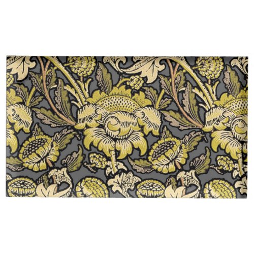 William Morris Wey Floral Wallpaper Table Card Holder