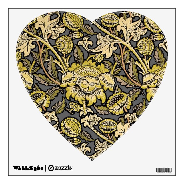 William Morris Wey Floral Wallpaper Wall Sticker (Front)