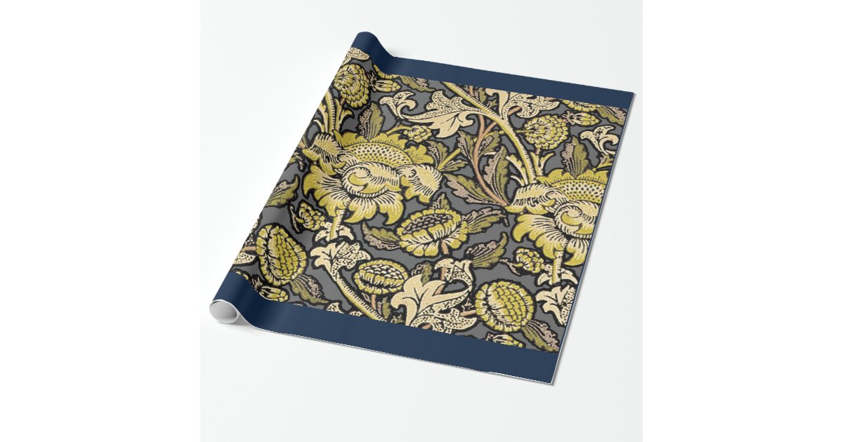 William Morris Wey Wallpaper Floral Wrapping Pape Wrapping Paper