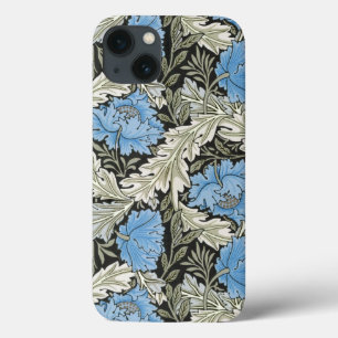 William Morris Wild Blue Poppies iPhone 13 Case