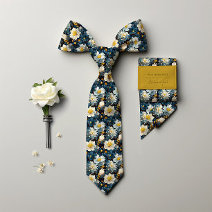 William Morris Wild Marguerite Floral Neck Tie