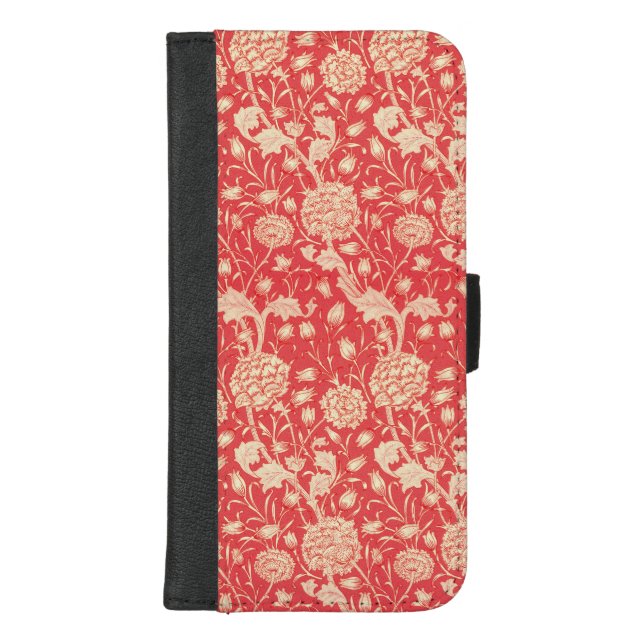 William Morris "Wild Tulip" 1. iPhone Wallet Case (Front)
