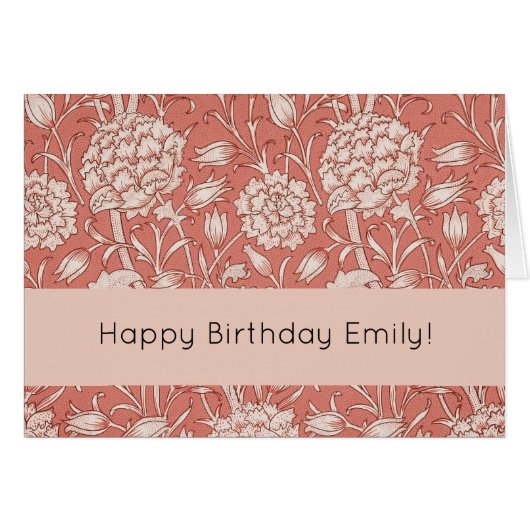 William Morris Wild Tulip Classic Victorian Design (Front Horizontal)