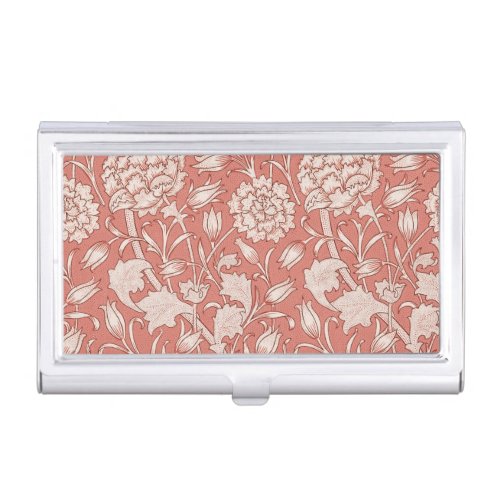 William Morris Wild Tulip Classic Victorian Design Business Card Case