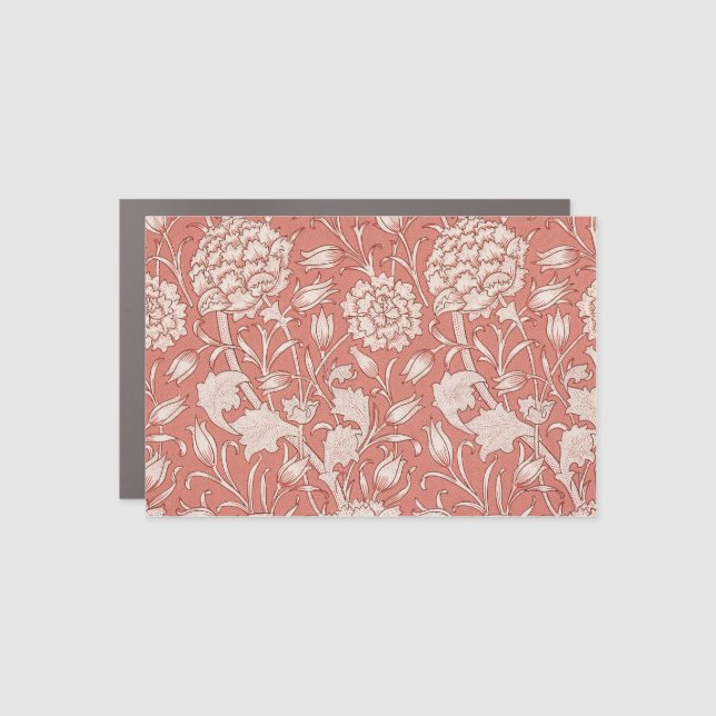 William Morris Wild Tulip Classic Victorian Design Car Magnet (Front)