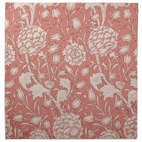 William Morris Wild Tulip Classic Victorian Design Cloth Napkin