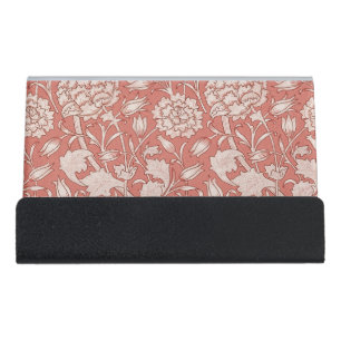 William Morris Wild Tulip Classic Victorian Design Desk Business Card Holder