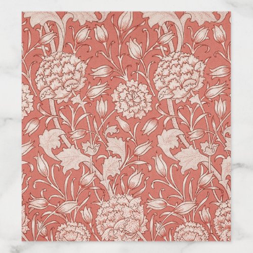 William Morris Wild Tulip Classic Victorian Design Envelope Liner