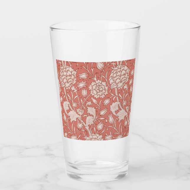 William Morris Wild Tulip Classic Victorian Design Glass (Front)