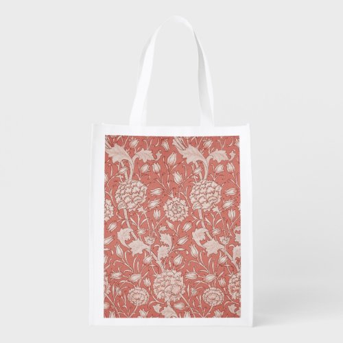 William Morris Wild Tulip Classic Victorian Design Grocery Bag