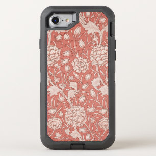 William Morris Wild Tulip Classic Victorian Design OtterBox Defender iPhone SE/8/7 Case