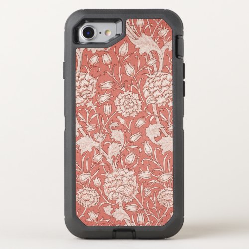 William Morris Wild Tulip Classic Victorian Design OtterBox Defender iPhone SE87 Case