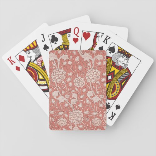 William Morris Wild Tulip Classic Victorian Design Poker Cards