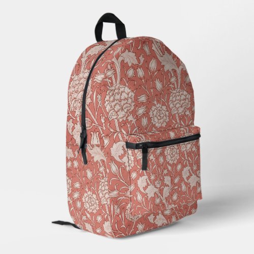 William Morris Wild Tulip Classic Victorian Design Printed Backpack