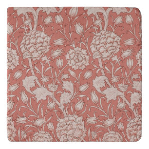 William Morris Wild Tulip Classic Victorian Design Trivet