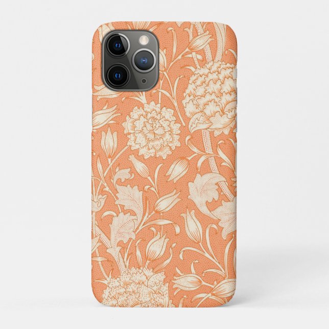 William Morris Wild Tulip famous pattern Case-Mate iPhone Case (Back)