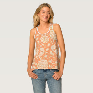 William Morris Wild Tulip famous pattern Tank Top