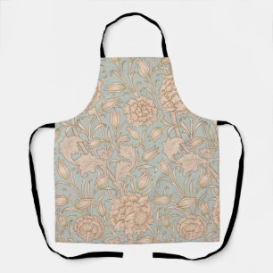 William Morris Wild Tulip Flower Floral Design Apron