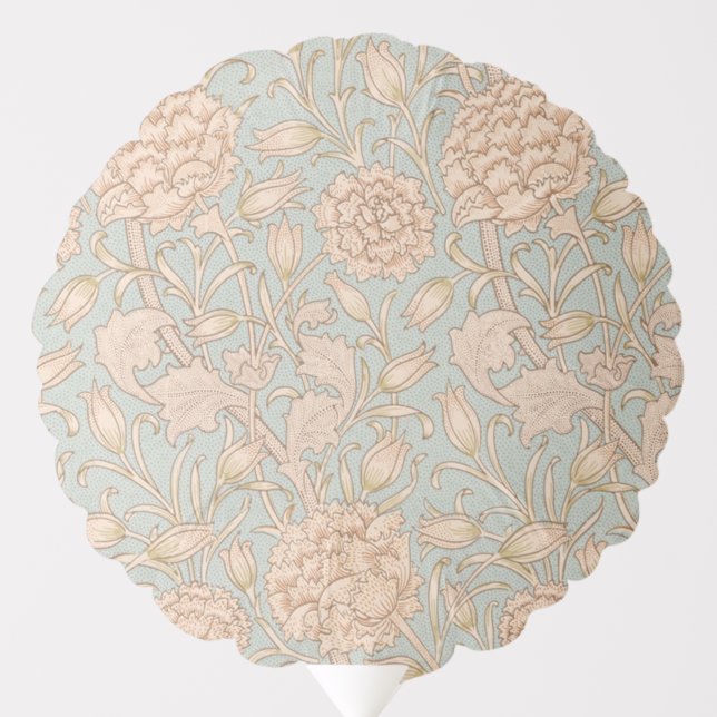 William Morris Wild Tulip Flower Floral Design Balloon (Front)