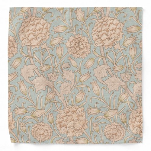 William Morris Wild Tulip Flower Floral Design Bandana