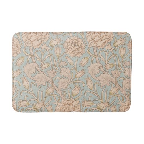 William Morris Wild Tulip Flower Floral Design Bath Mat