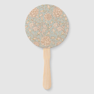 William Morris Wild Tulip Flower Floral Design Hand Fan