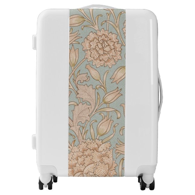William Morris Wild Tulip Flower Floral Design Luggage (Front)