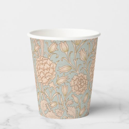 William Morris Wild Tulip Flower Floral Design Paper Cups