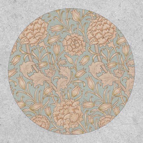 William Morris Wild Tulip Flower Floral Design Patch