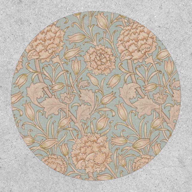 William Morris Wild Tulip Flower Floral Design Patch (Front)