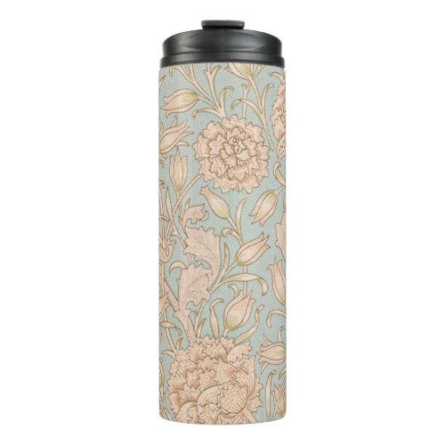 William Morris Wild Tulip Flower Floral Design Thermal Tumbler